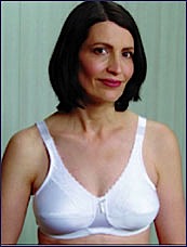 woman wearing white bra