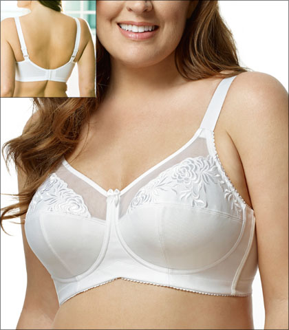 woman wearing white bra with sheer detail